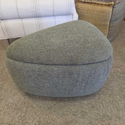 All Modern Storage Ottoman in Mellow Forest Chenille