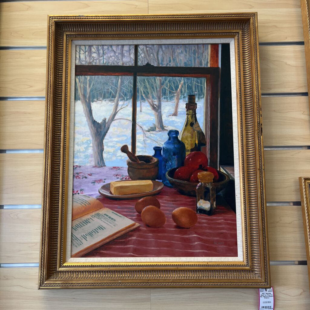 "Morning Meal" by Terry La Mar Alkyd on Board