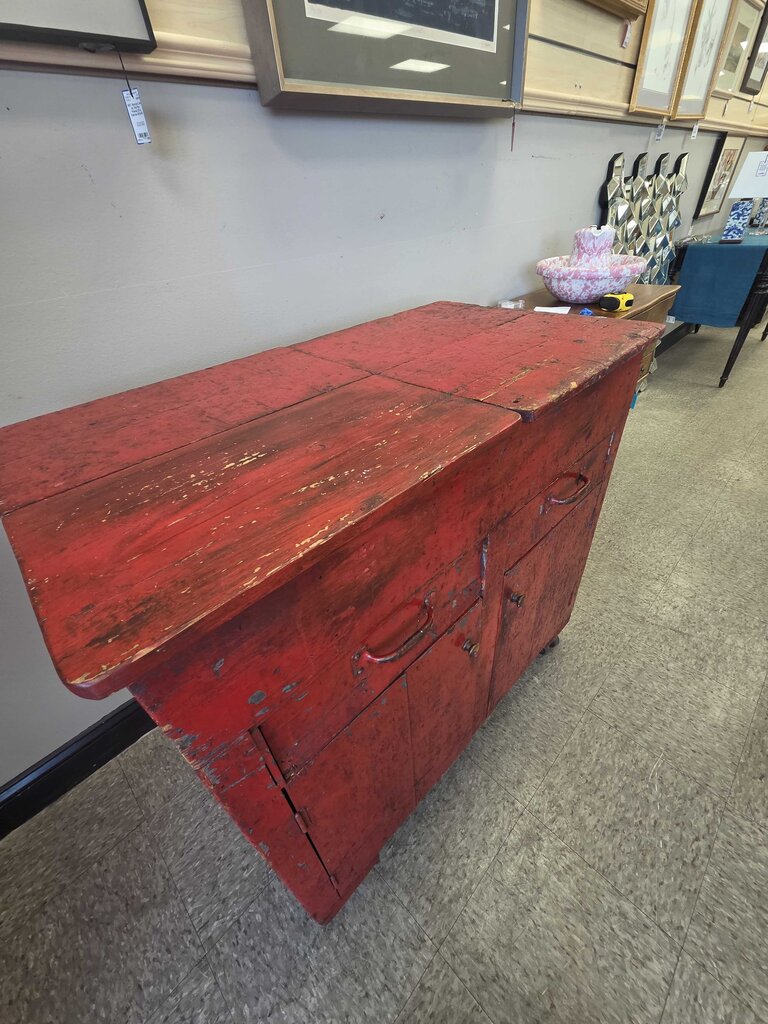 Industrial Workshop Multi Cabinet with Lift Top & Stool