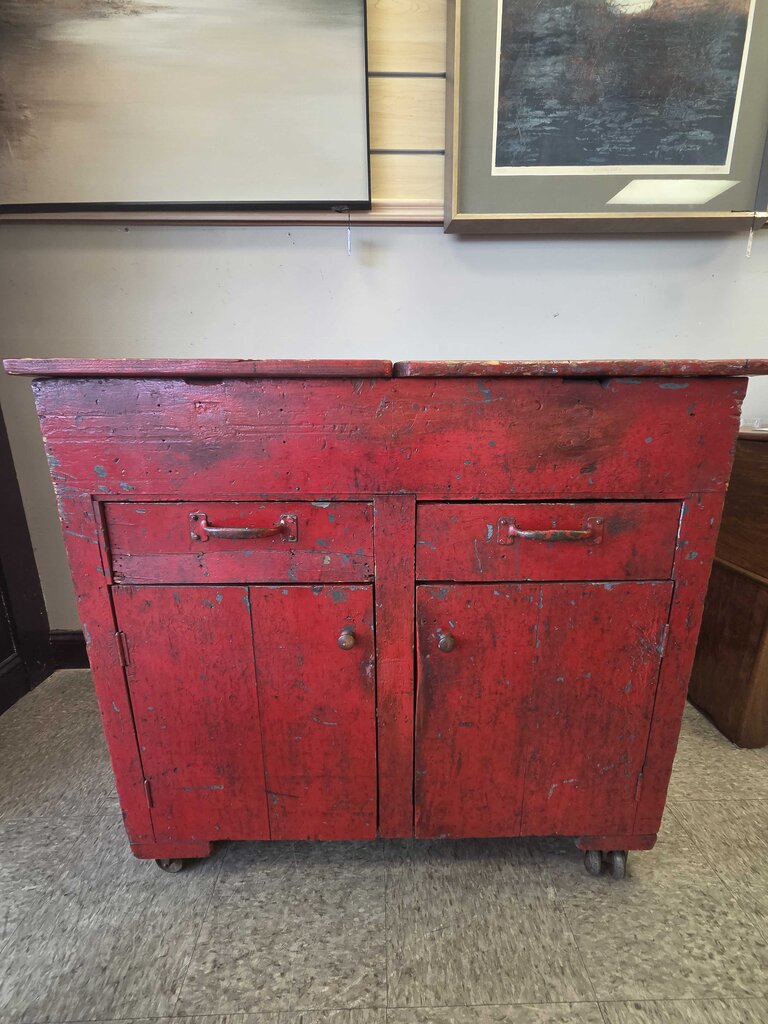 Industrial Workshop Multi Cabinet with Lift Top & Stool