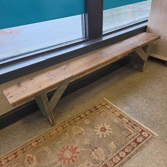 Rustic Wood Workshop Bench
