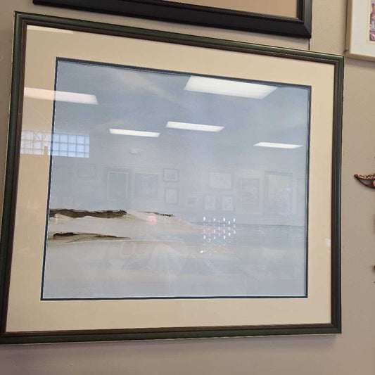 "Inshore" by Rick Fleury Watercolor Print - Matted and Framed