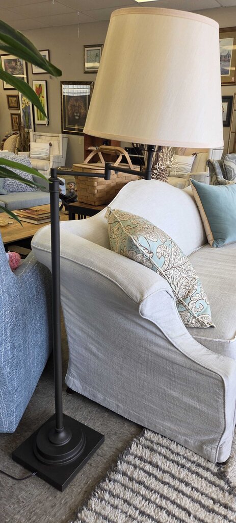 Bronze Swing Arm Floor Lamp