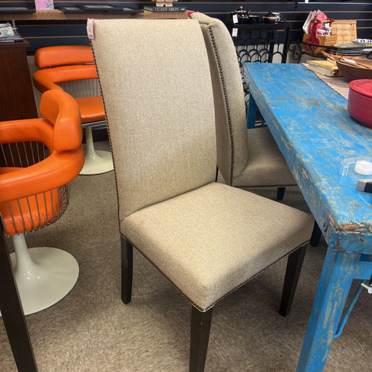 Bassett Furniture Company Parsons Dining Chair with Custom Nailhead Trim (4 Available)
