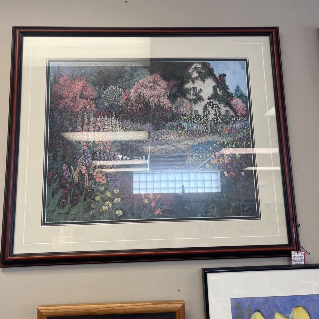 "Cottage in Bloom" by Gere Leeds Limited Edition Signed Print (460 of 950)