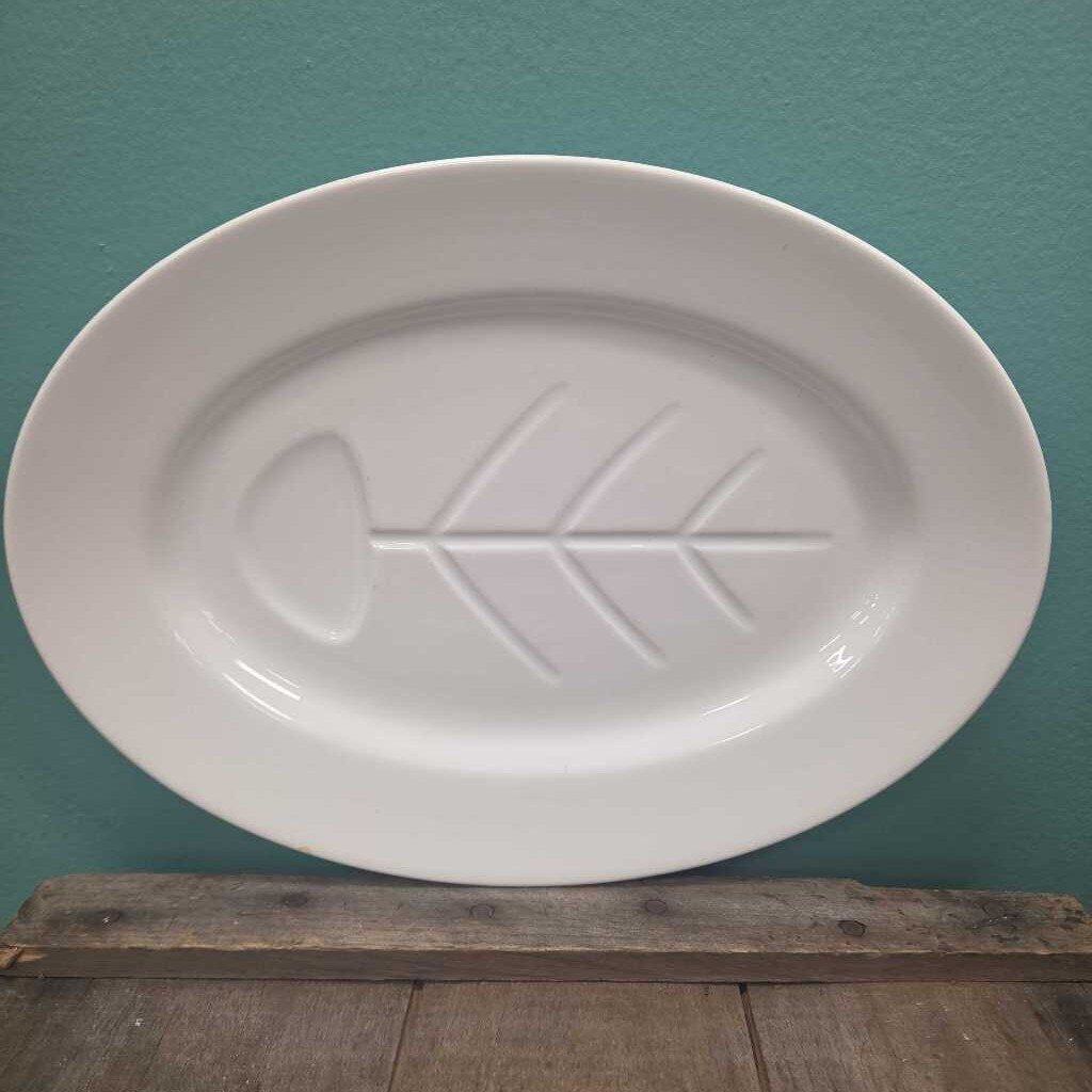 Ironstoneware Fish Plate