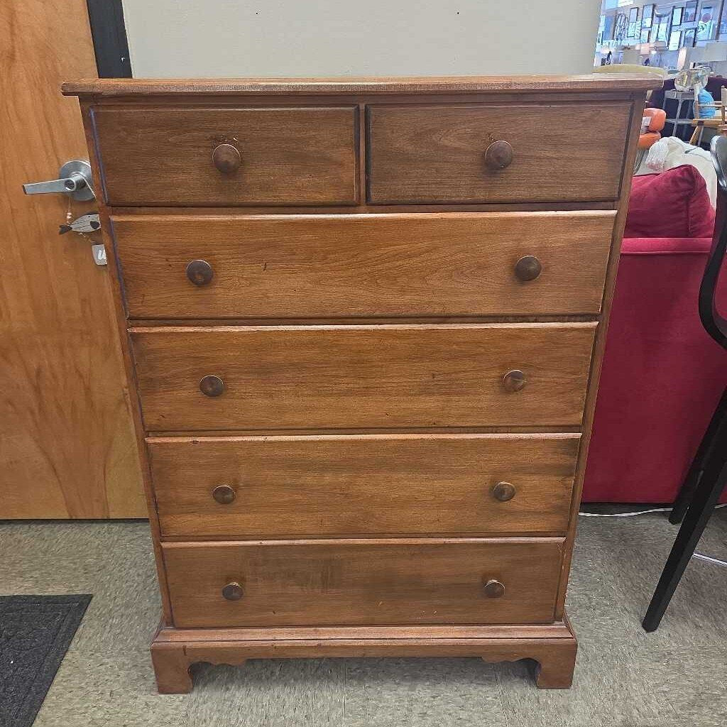 Traditional Solid Wood 6-Drawer Dresser
