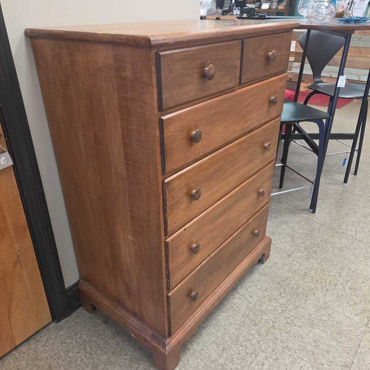 Traditional Solid Wood 6-Drawer Dresser