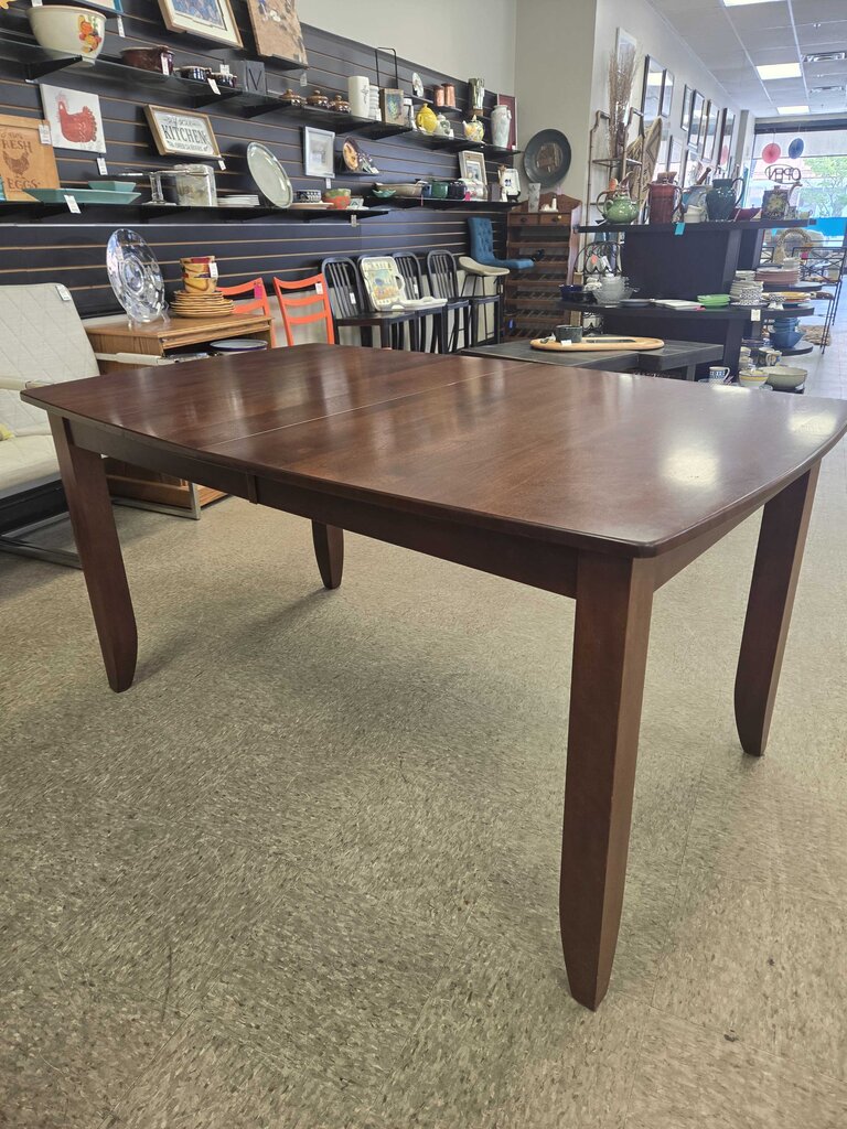 Canadel Furniture Finished Birch Dining Table & 4 Chairs (2 Addl Leaves add 18" ea.)