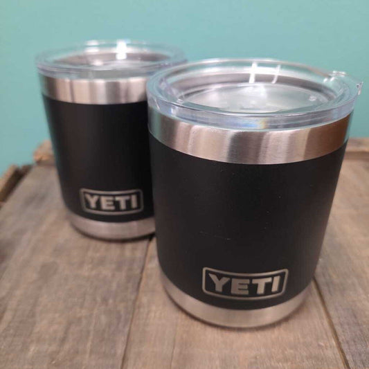 YETI Rambler Lowball Double Insulated Tumbler w/Lid 10oz - Set of 2