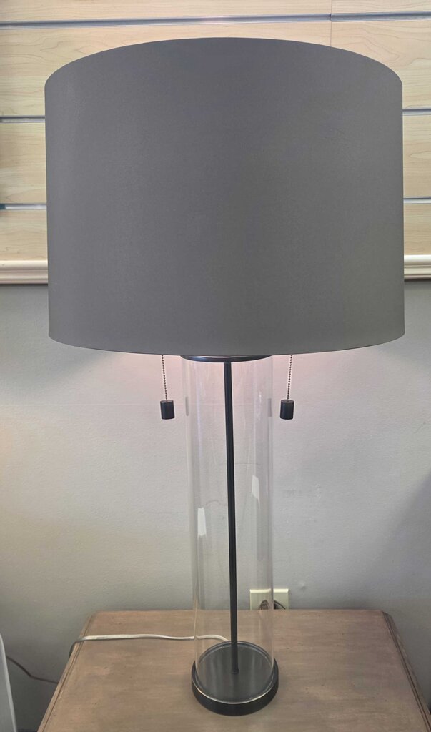 Restoration Hardware Kenzie Tanner Glass Column Floor Lamp
