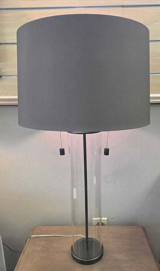 Restoration Hardware Kenzie Tanner Glass Column Floor Lamp