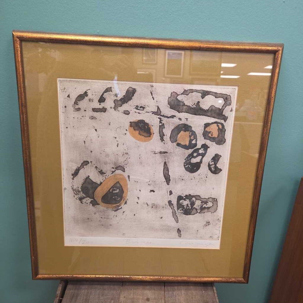 "Birnen" Print by Greta Luezinger (164 of 200) - Matted and Framed