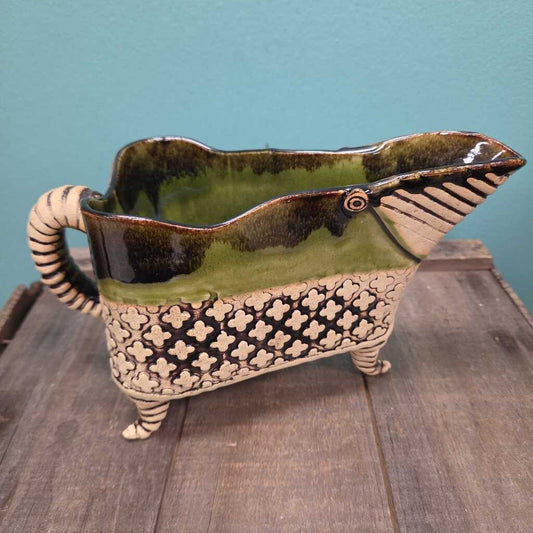 Clay Sauce Pitcher by Alissa Clark Clayworks