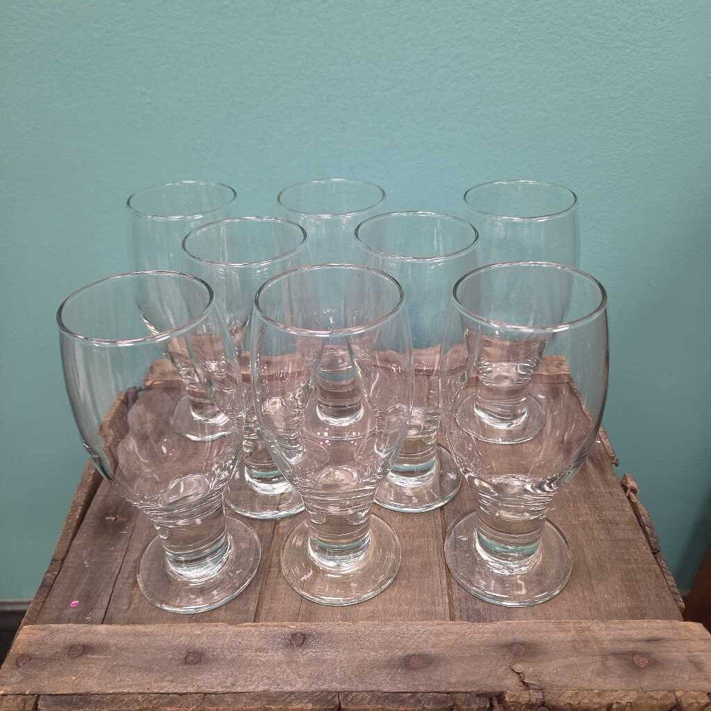 Crate & Barrel 6.5" Beer Glass - Set of 8