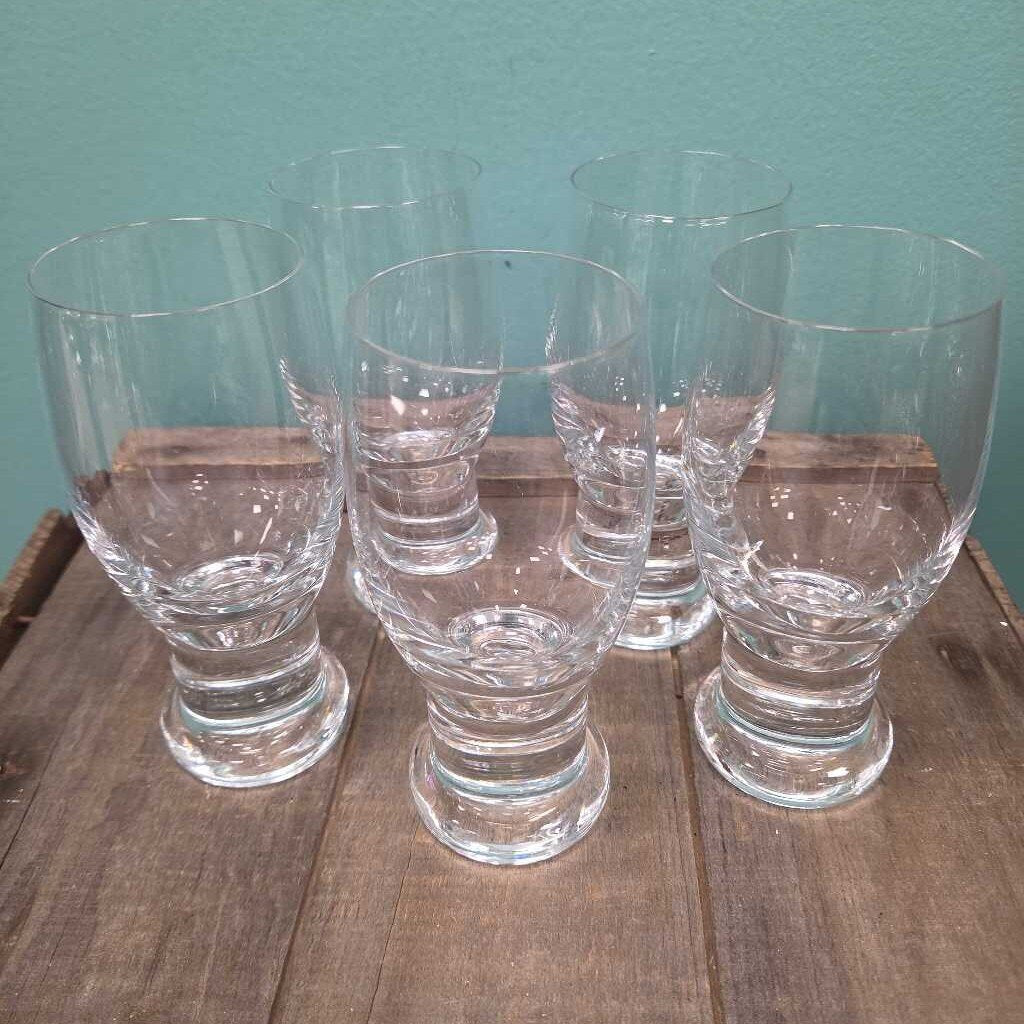 Crate & Barrell 5.5" Glasses - Set of 5