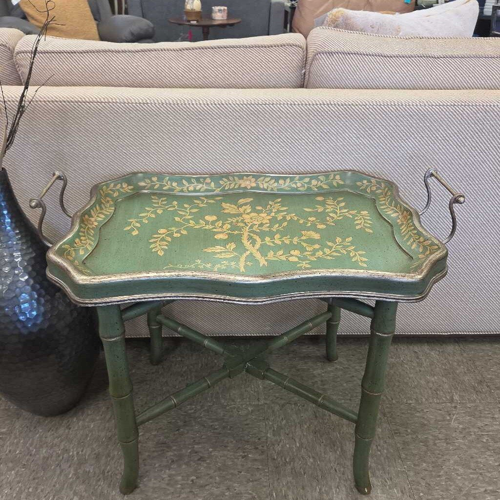 Dessau Home Vintage Style Wooden Tray Table