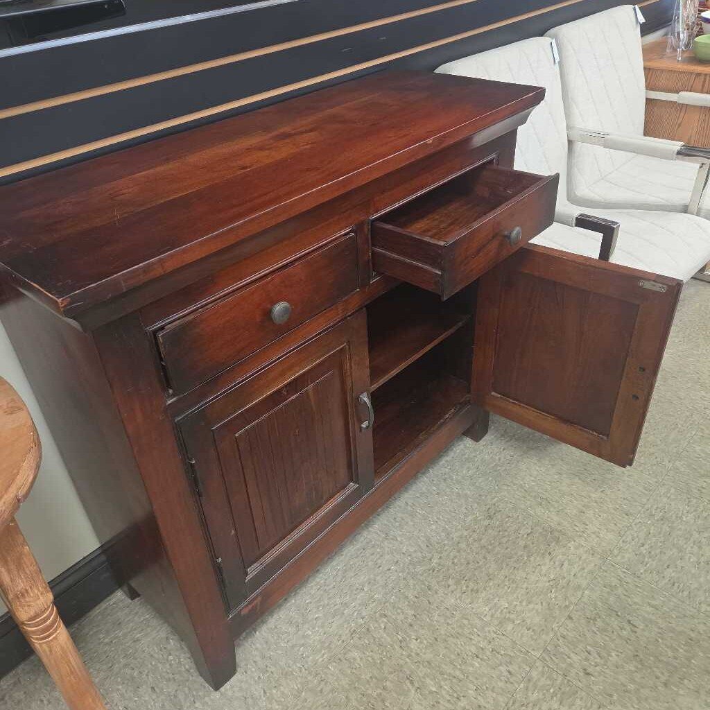 Crate and Barrel Dark Wood Buffet/Sideboard