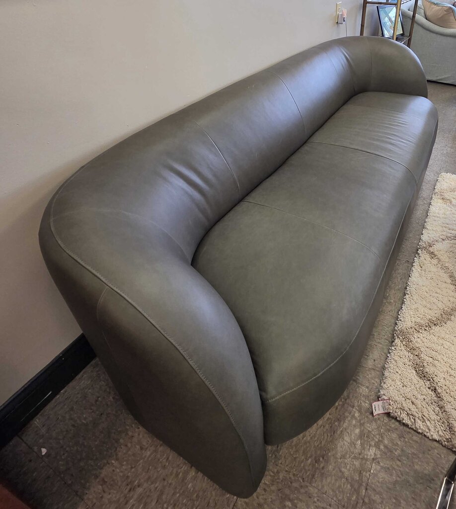West Elm Laurent Leather 96" Sofa