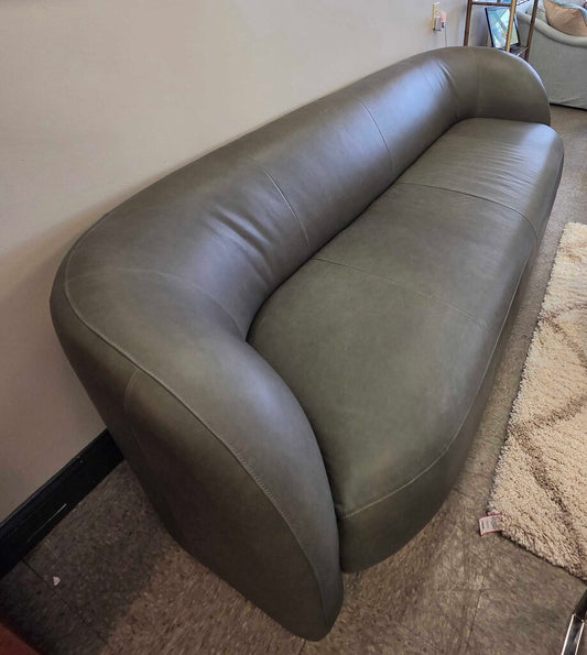 West Elm Laurent Leather 96" Sofa