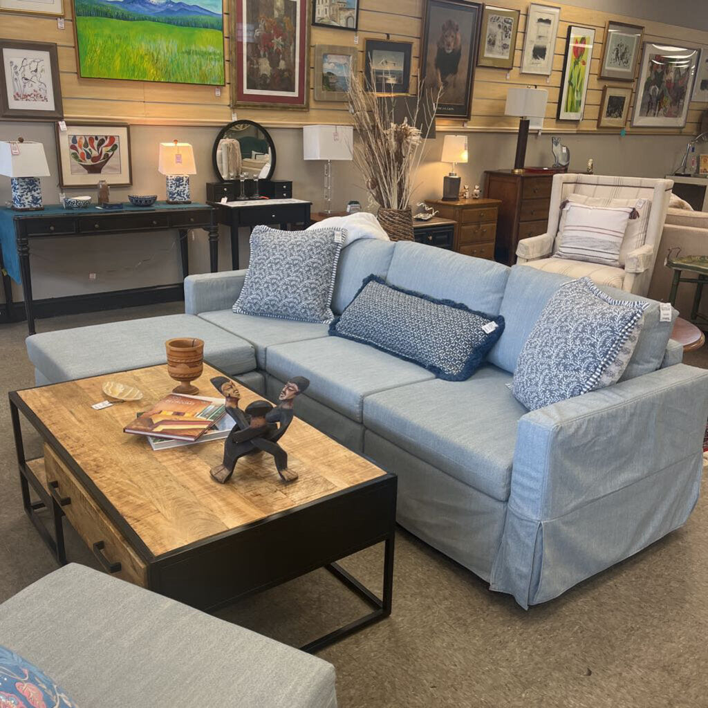 Modern Linen Modular Sectional (5pcs)