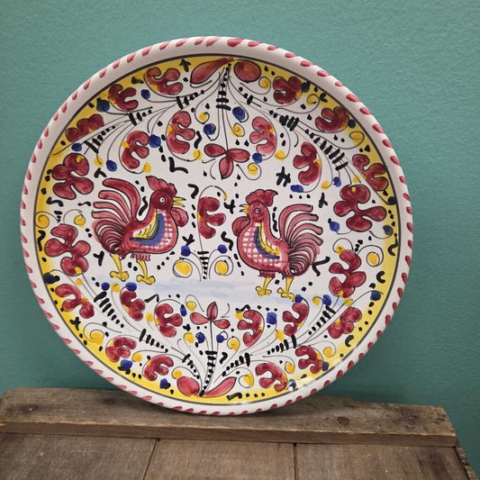 Deruta Italy 10" Rooster Plate