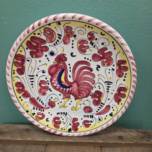 Deruta Italy 8" Rooster Plate