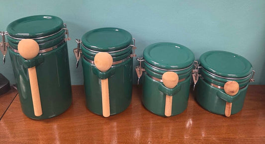 OGGI 4-Piece Ceramic Canister Set