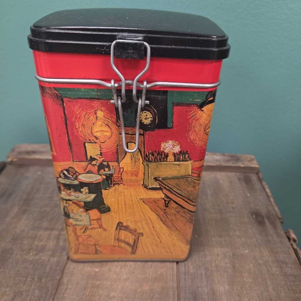 Retro Van Gough Design Tin