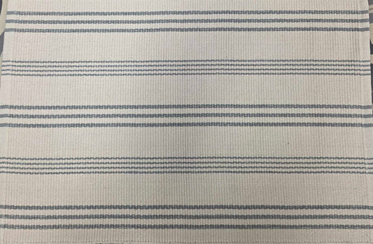 Dash & Albert Swedish Stripe Cotton Woven Area Rug