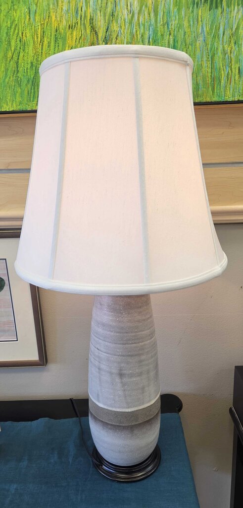 East Enterprises Ceramic Table Lamp with Satin Shade
