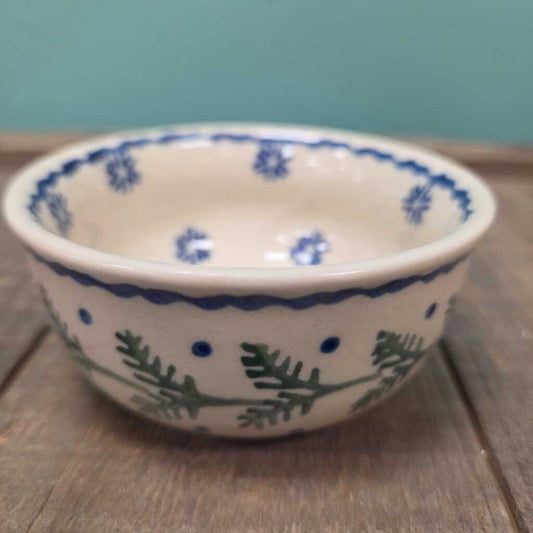 Boleslawiec Polish Pottery Stoneware 3.5" Bowl - Trees