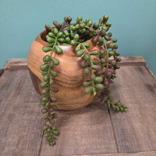 Small Wood Vase - 2 Available