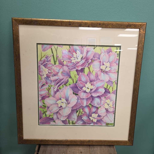 "Clematis" Pencil Drawing on Paper (Original)