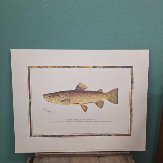 "The Brown Trout" ArtiPlaq