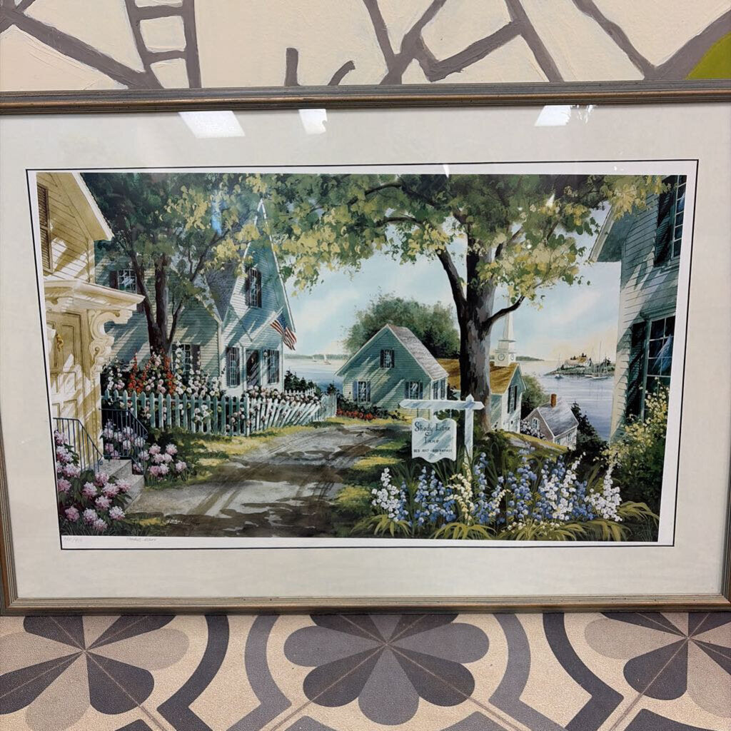 "Shady Lane" Limited Framed Print by Denise Patchell-Olsen