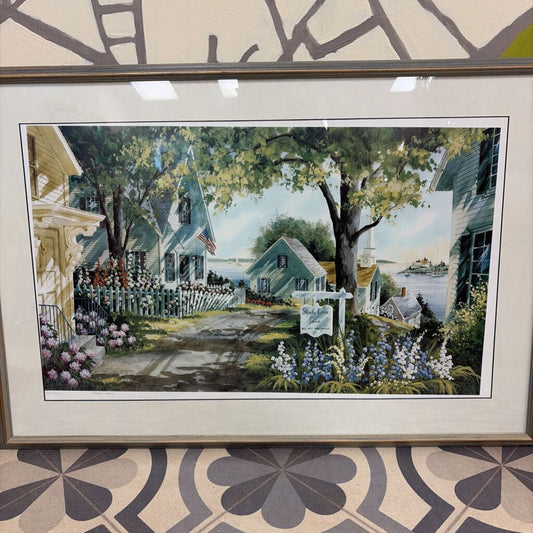 "Shady Lane" Limited Framed Print by Denise Patchell-Olsen