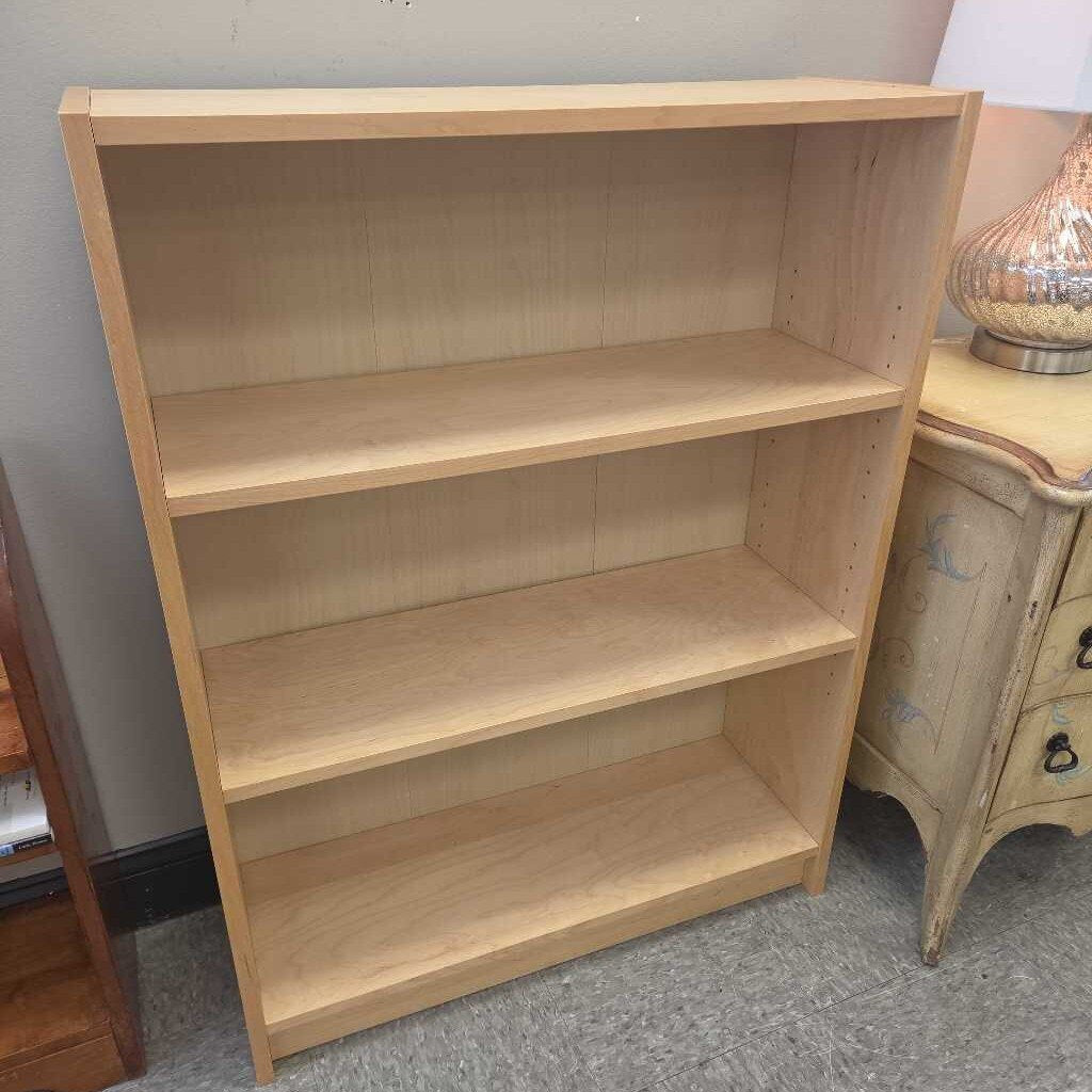 Birch Veneer Finished 2-Shelf Modern Bookcase (3 Available)