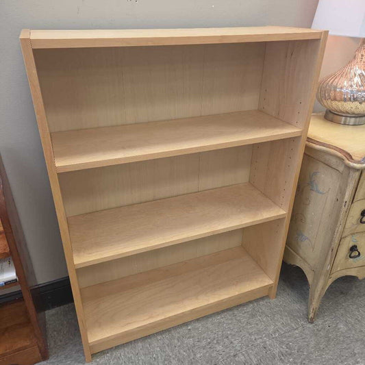 Birch Veneer Finished 2-Shelf Modern Bookcase