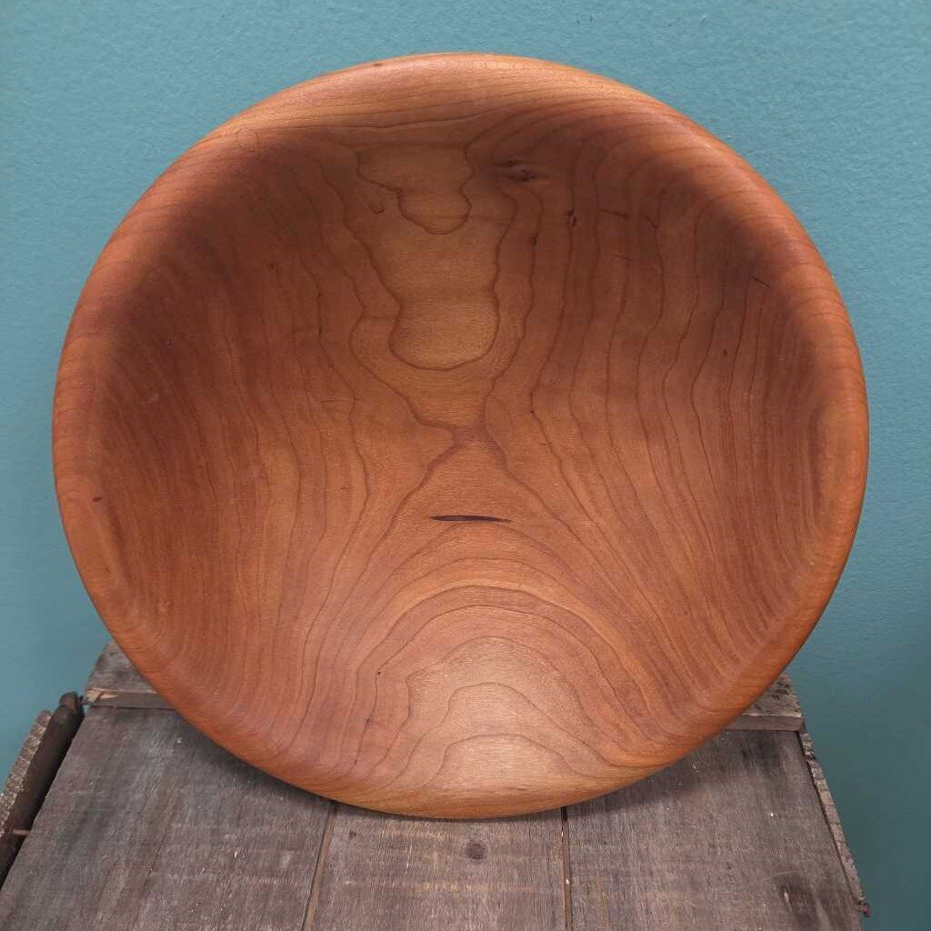 Hand Turned Cherry Wood Bowl by Peter Asselyn
