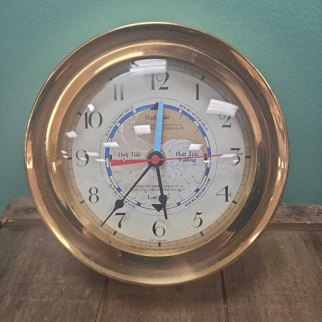 Brass Captain's Tide Clock