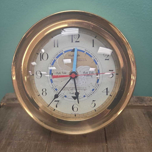 Brass Captain's Tide Clock