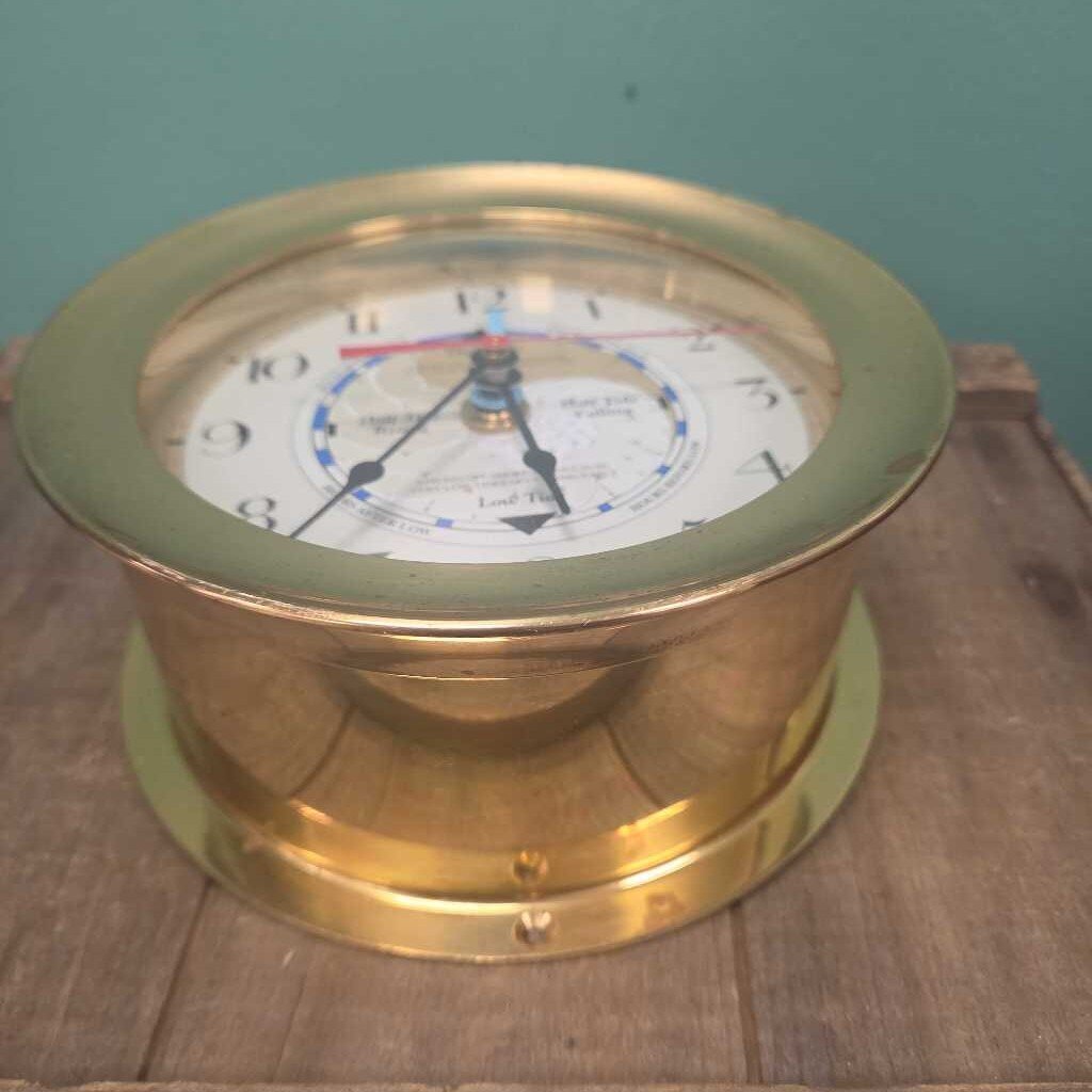 Brass Captain's Tide Clock