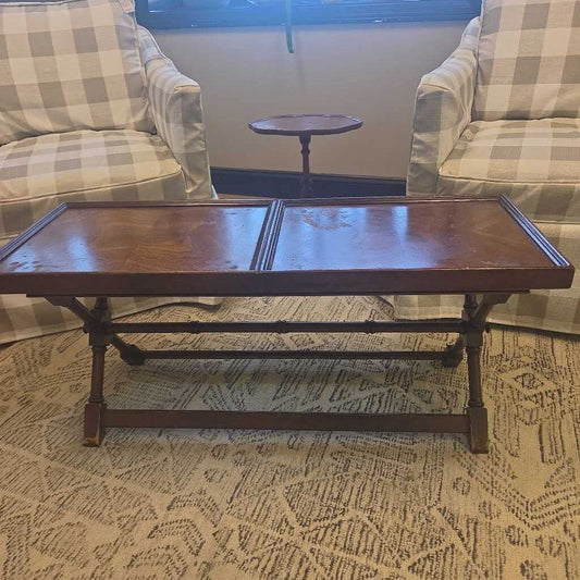 Mid-Century Rare Brandt Reversible 2 Tray Coffee Table