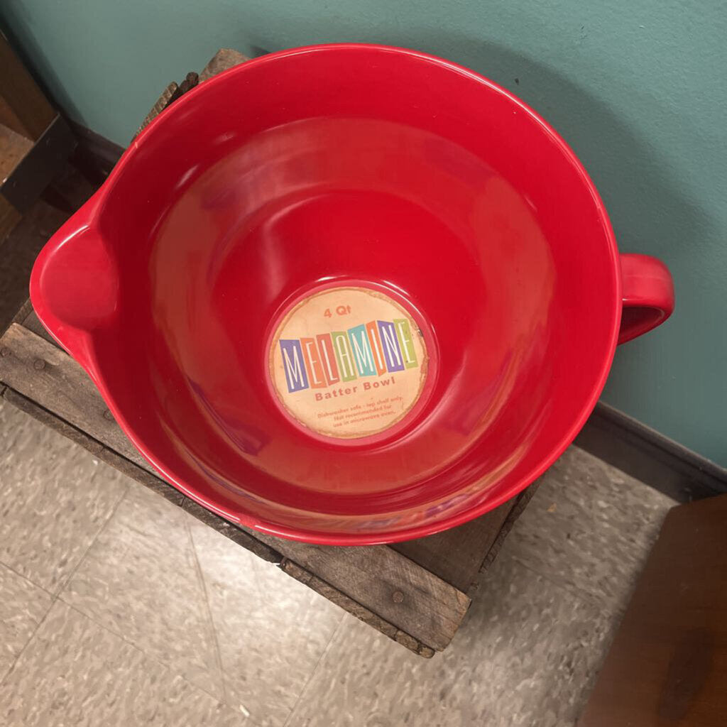 4-Qt Melamine Batter Bowl with Spout