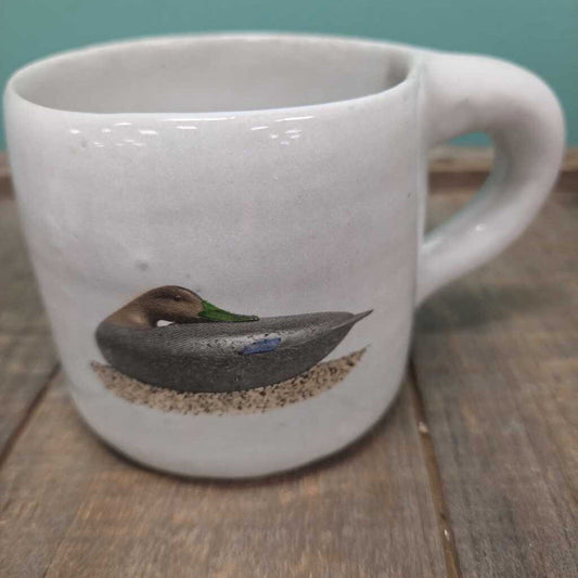 Bybee Delano Studios Pottery Mug - Sleeping Black Duck