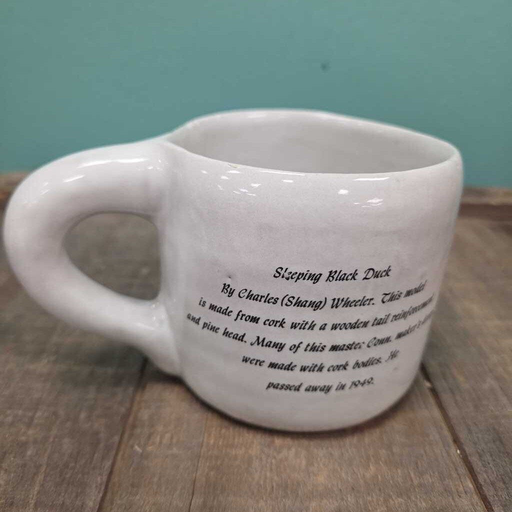 Bybee Delano Studios Pottery Mug - Sleeping Black Duck