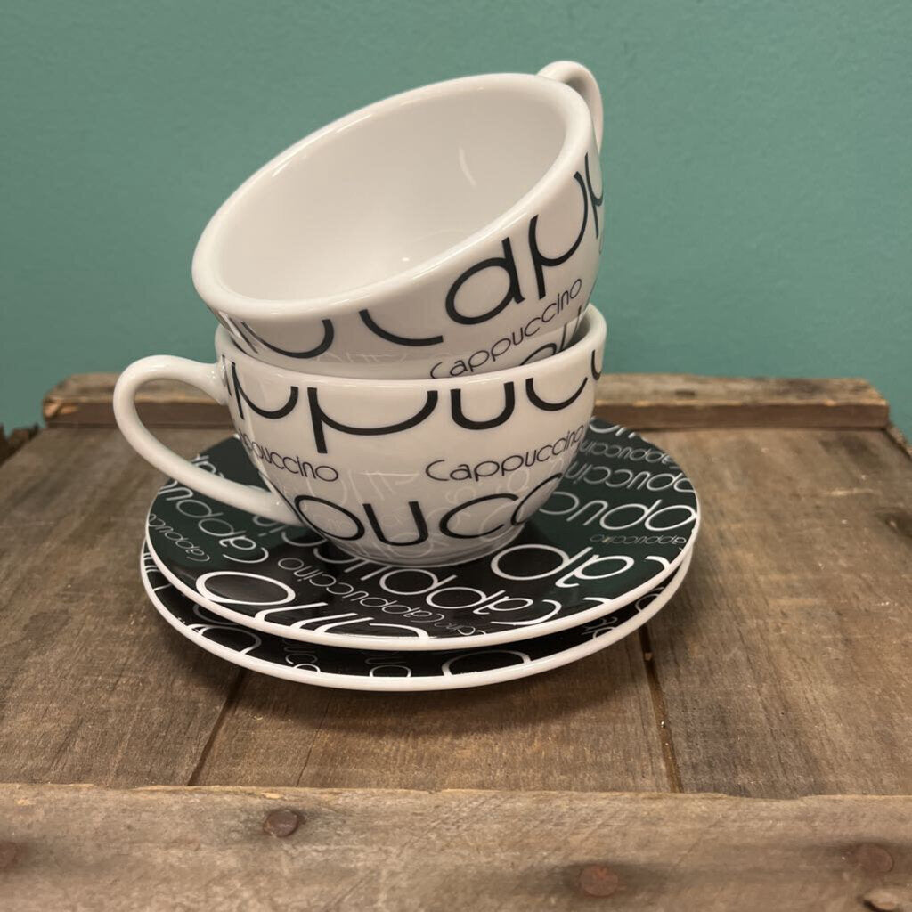"Cappuccino" Cup set & Saucers