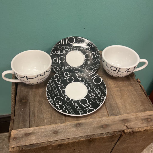 "Cappuccino" Cup set & Saucers