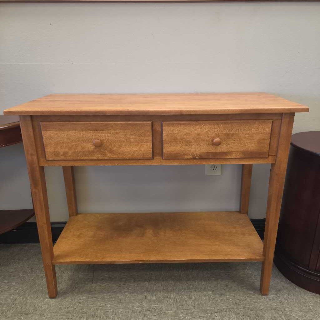 Shaker Style Hardwood Console Table by Bedard Furniture